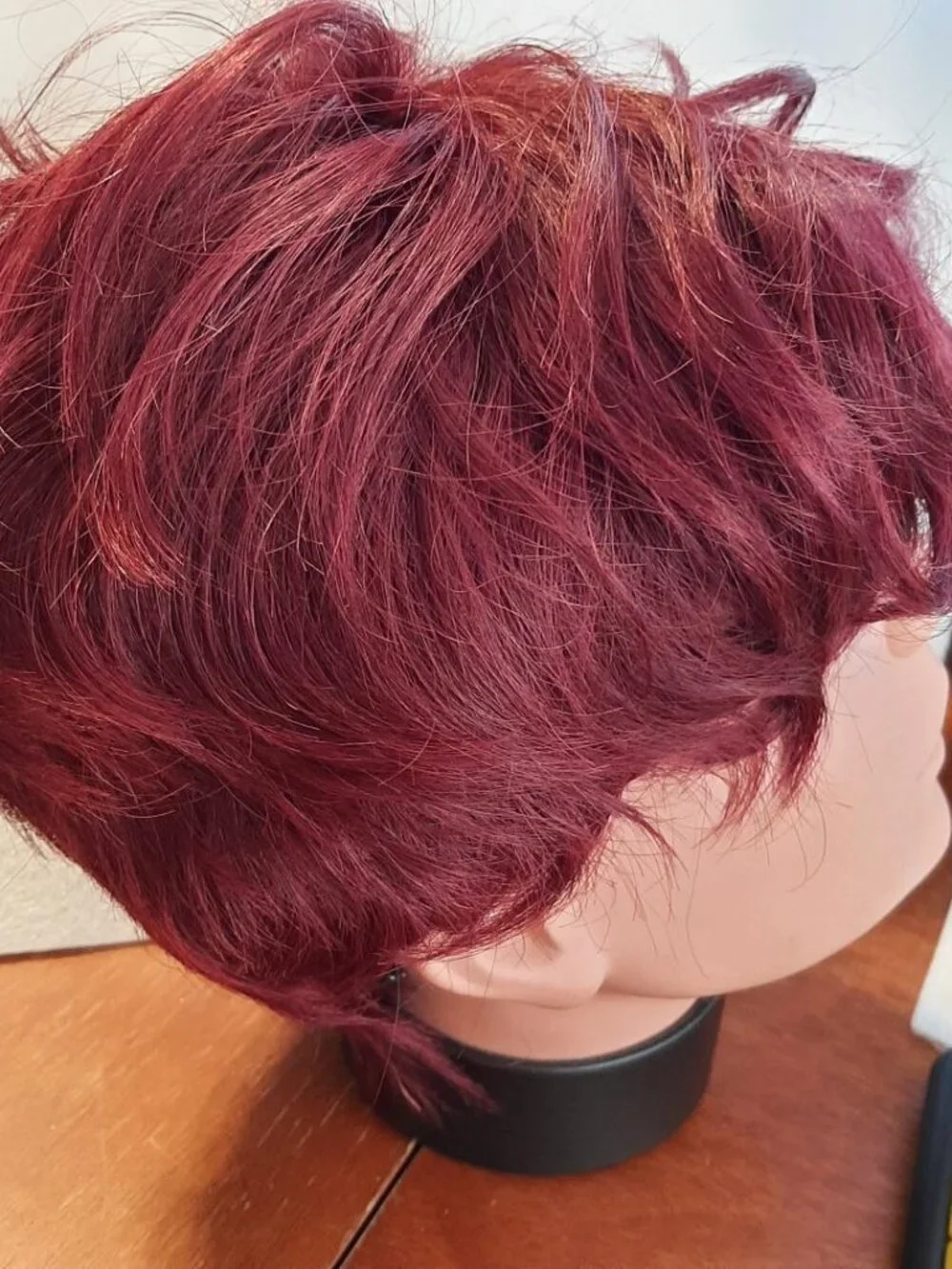 NEW ! Women Short Crimson Red Wig